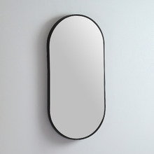 Modern 91cm Oblong Aluminium Wall Mirror